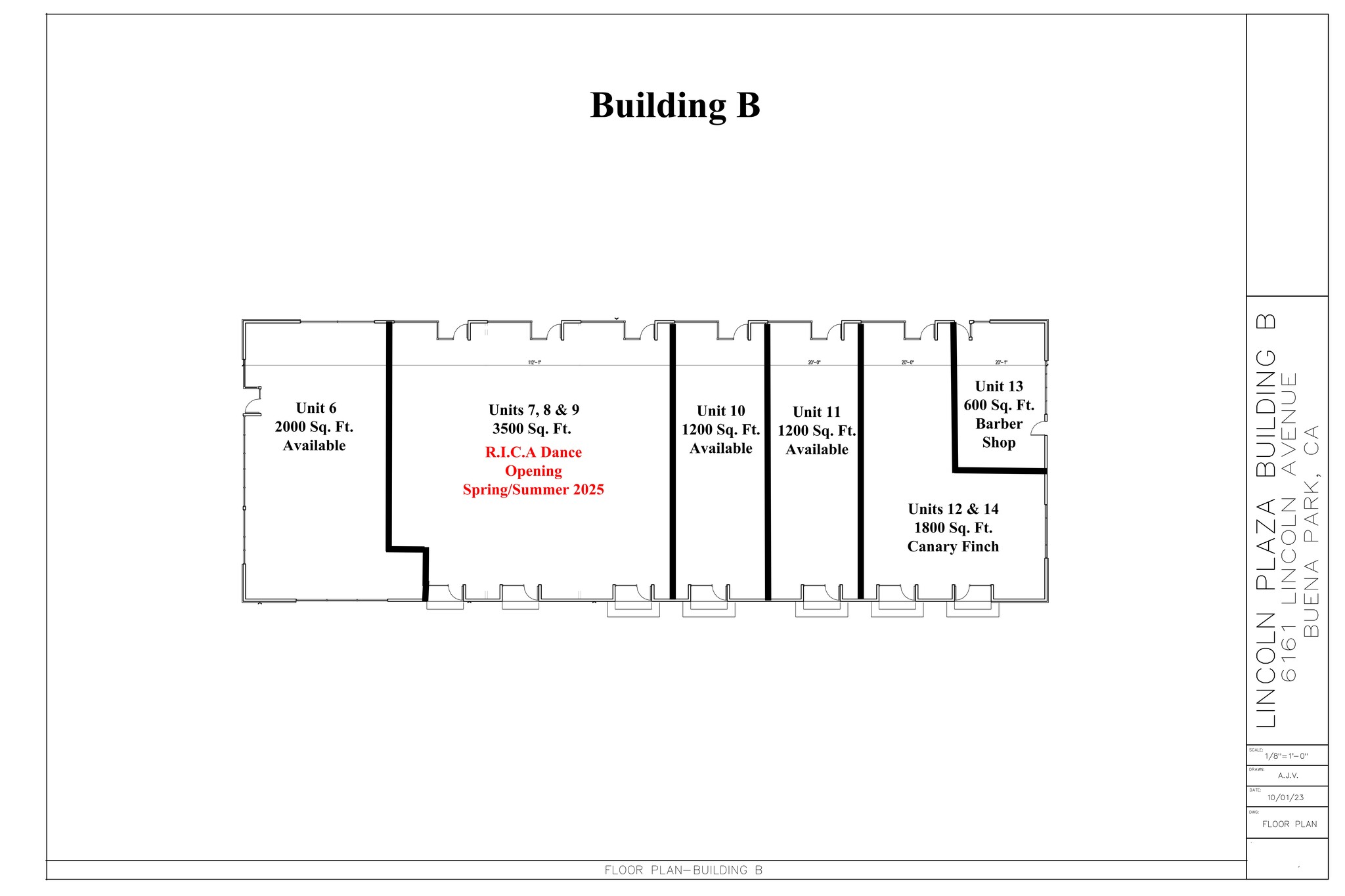 6161 Lincoln Ave, Buena Park, CA for lease Site Plan- Image 1 of 18