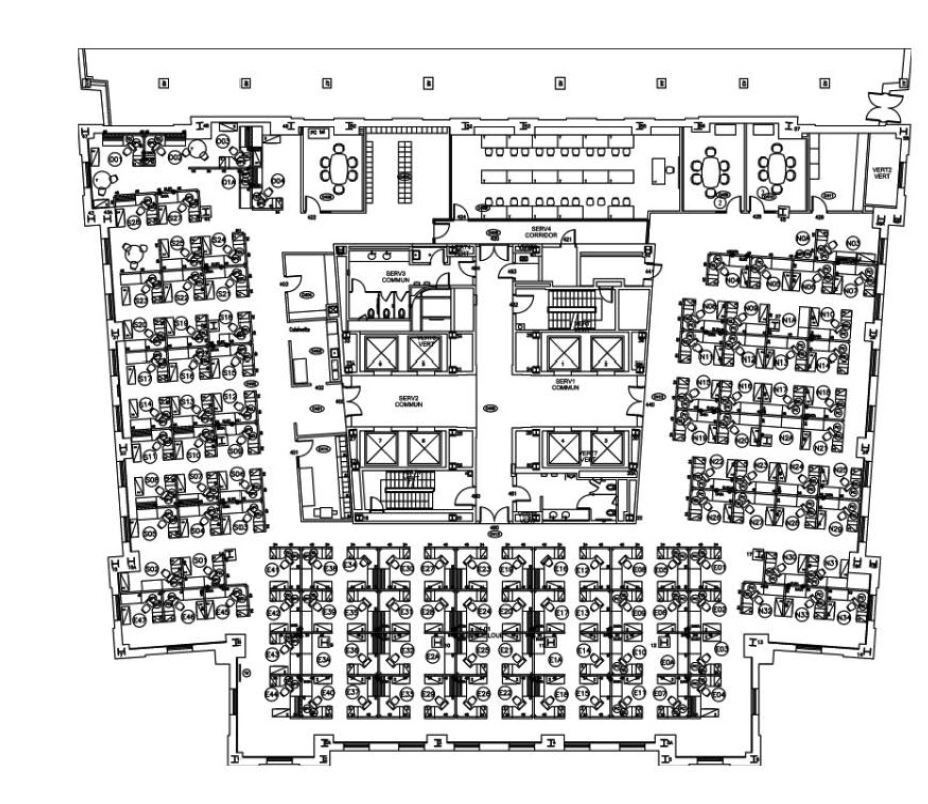 1050 Côte du Beaver Hall, Montréal, QC for lease Floor Plan- Image 1 of 1