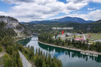 101 W Fourth Ave, Metaline Falls, WA - aerial  map view - Image1