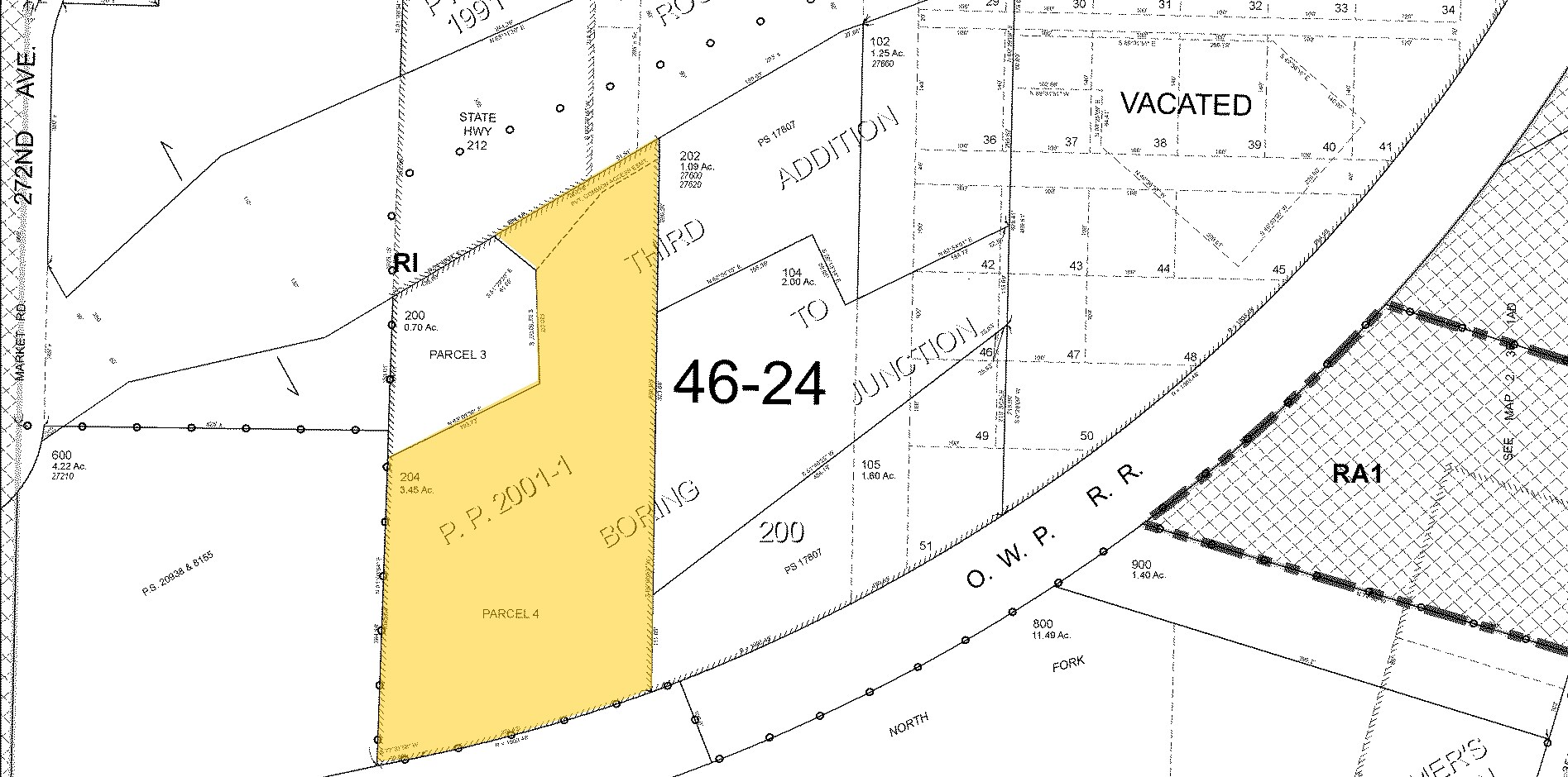 27550 SE Highway 212, Boring, OR for sale Plat Map- Image 1 of 1
