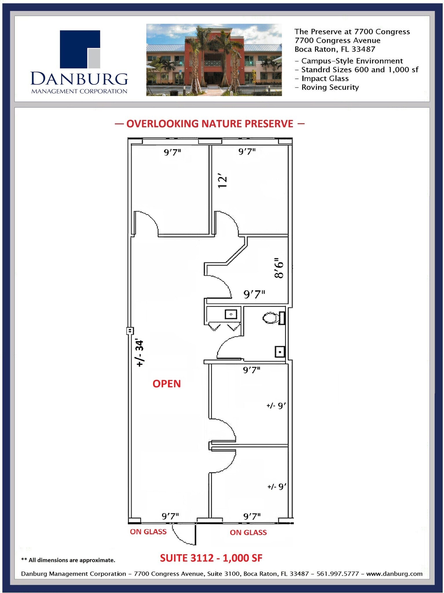 7700 Congress Ave, Boca Raton, FL for lease Floor Plan- Image 1 of 1