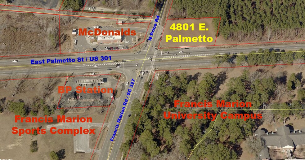 4801 E Palmetto St, Florence, SC for sale - Aerial - Image 1 of 1