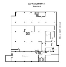 229 W 36th St, New York, NY for lease Floor Plan- Image 1 of 1