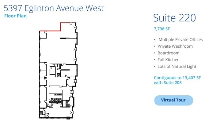 5397 Eglinton Ave W, Toronto, ON for lease Floor Plan- Image 1 of 1