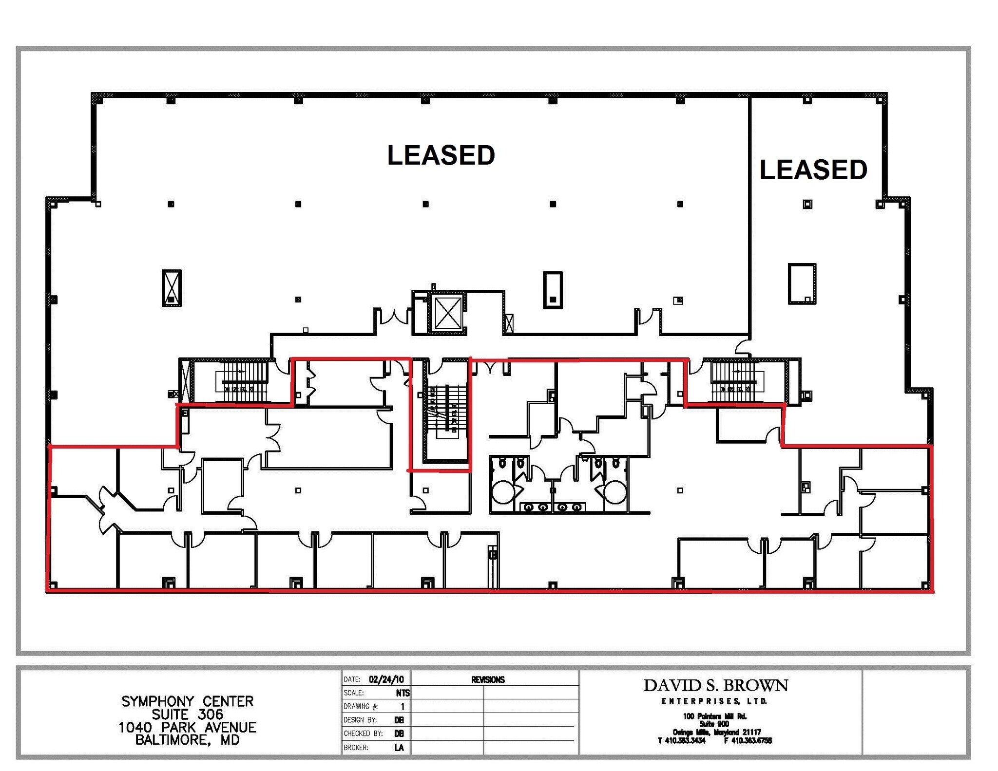 1040 Park Ave, Baltimore, MD for lease Floor Plan- Image 1 of 1