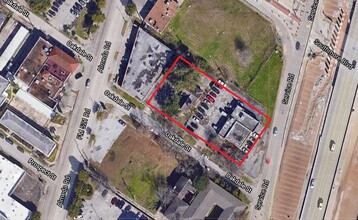 2121 Oakdale St, Houston, TX - AERIAL  map view