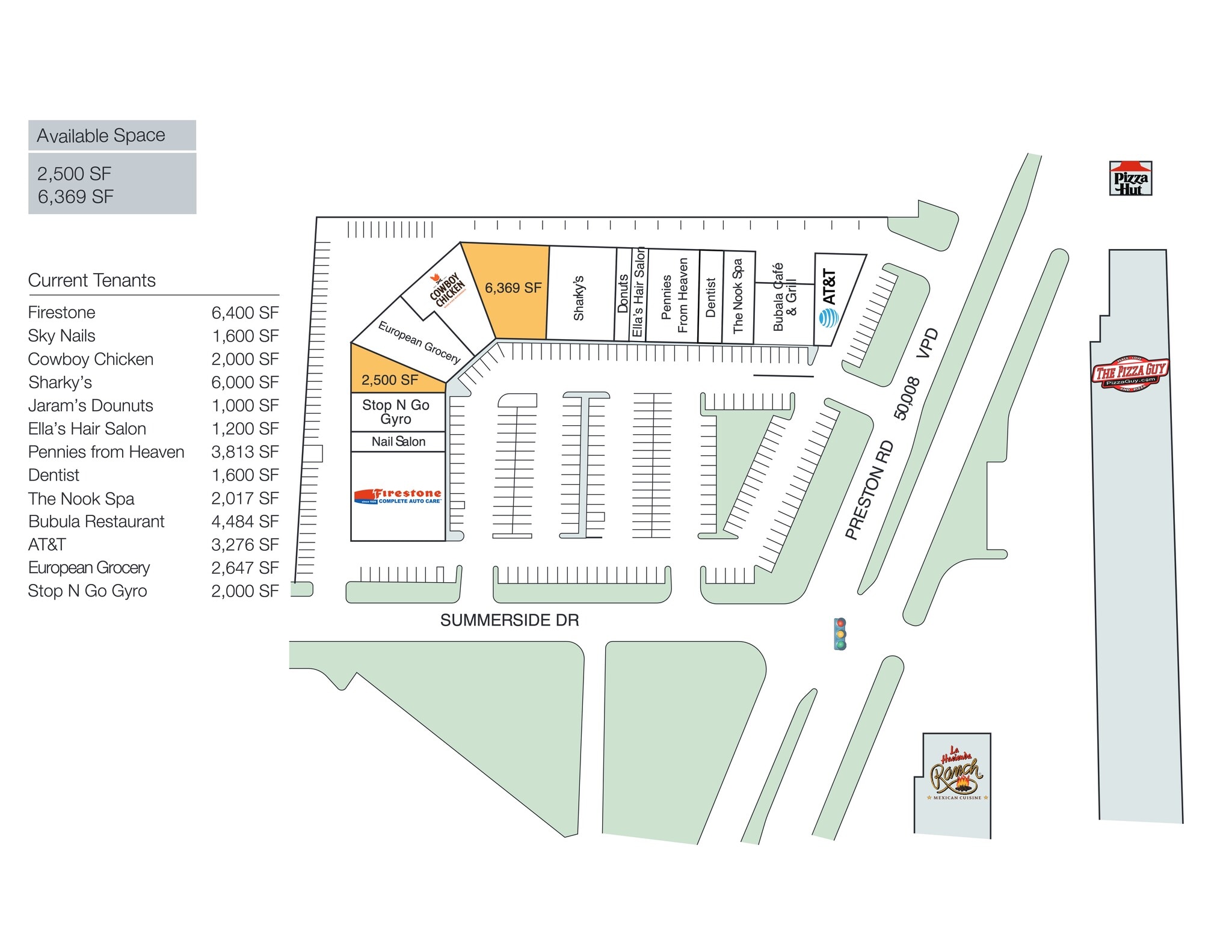 17419-17489 Preston Rd, Dallas, TX for lease Site Plan- Image 1 of 12