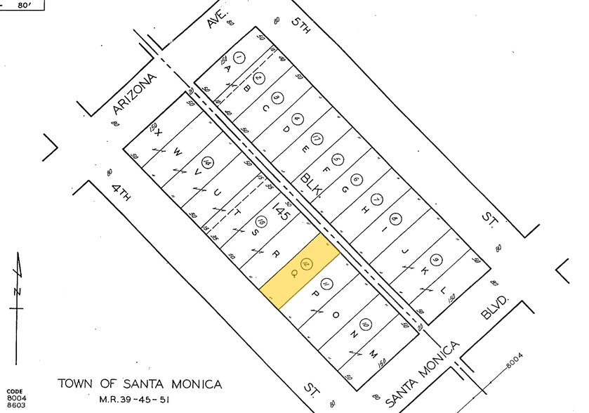 1335 4th St, Santa Monica, CA for lease - Plat Map - Image 3 of 3