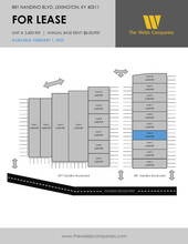 881 Nandino Blvd, Lexington, KY for lease Site Plan- Image 1 of 1