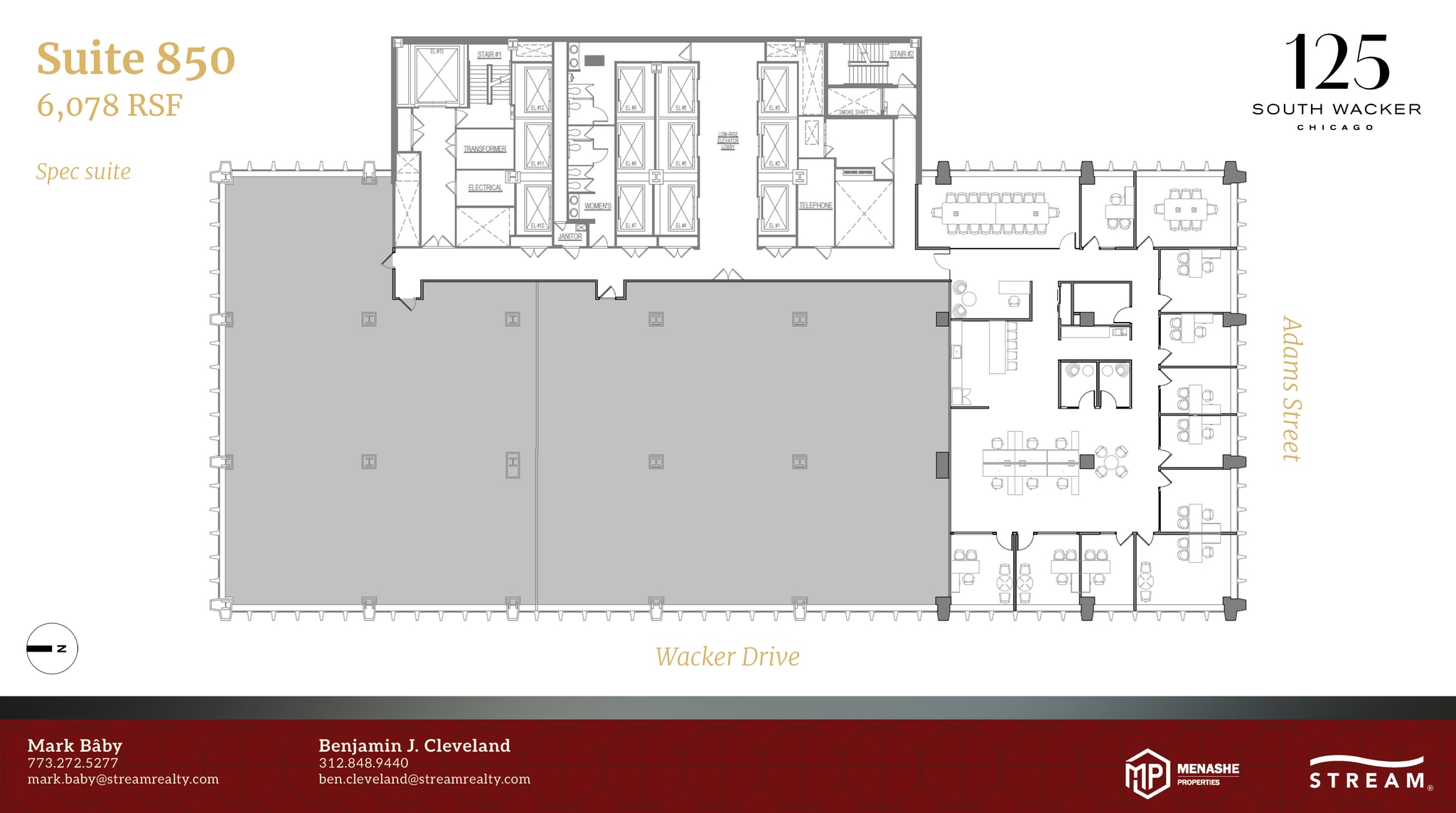 125 S Wacker Dr, Chicago, IL for lease Floor Plan- Image 1 of 1