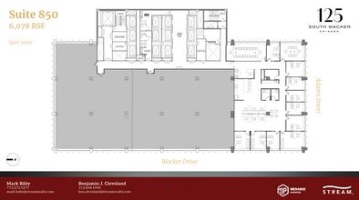 125 S Wacker Dr, Chicago, IL for lease Floor Plan- Image 1 of 1