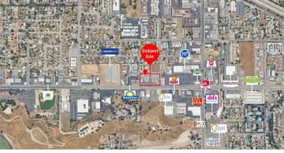 1408 E Highland Ave, San Bernardino, CA - AERIAL map view