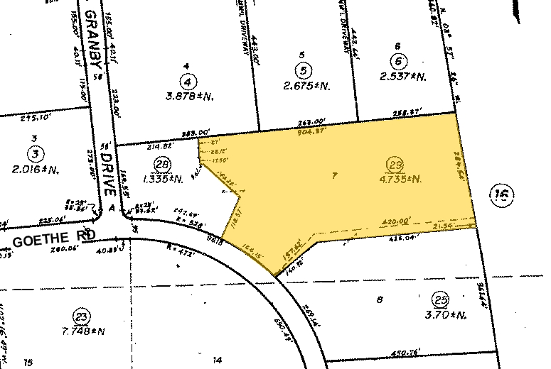9815 Goethe Rd, Sacramento, CA for sale Plat Map- Image 1 of 1