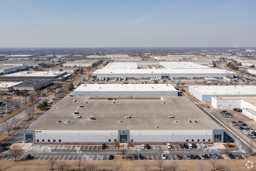 485-493 Mission St, Carol Stream, IL for lease - Aerial - Image 2 of 7