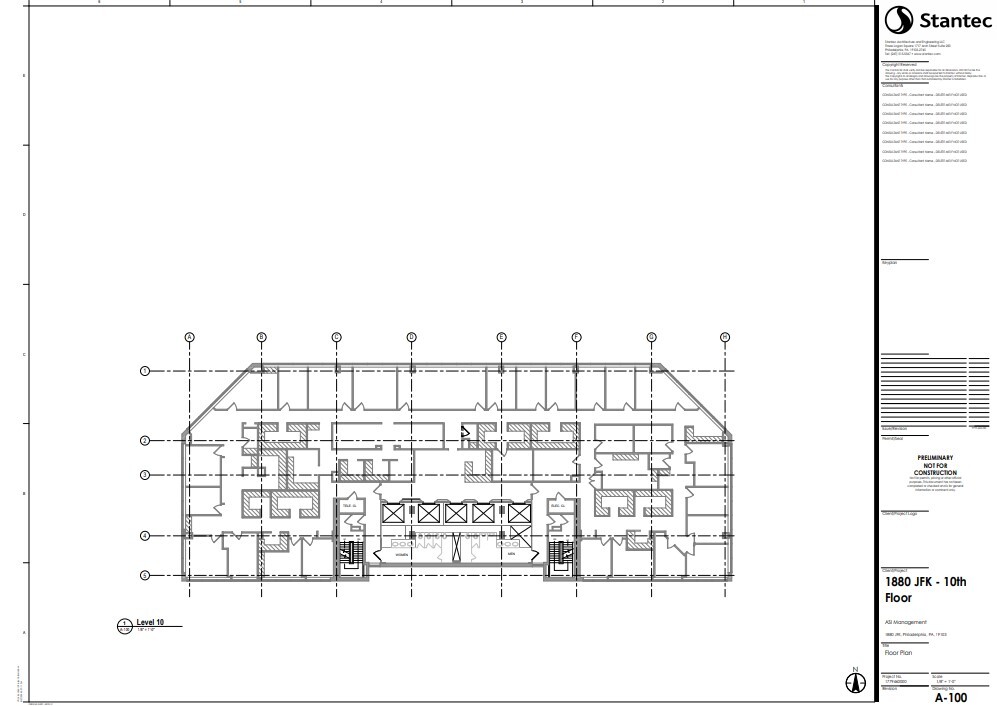 1880 John F Kennedy Blvd, Philadelphia, PA for lease Floor Plan- Image 1 of 1