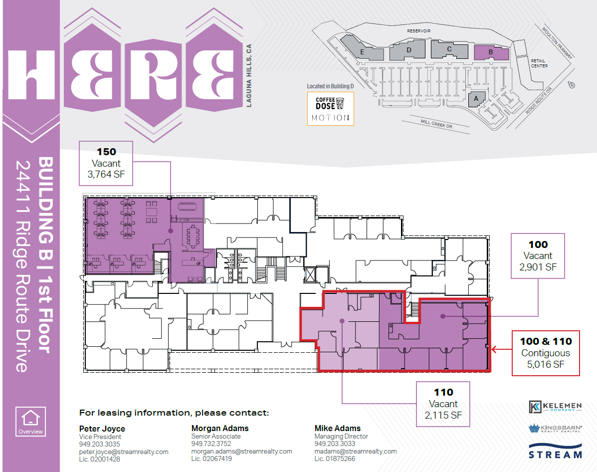 24461 Ridge Route Dr, Laguna Hills, CA for lease Floor Plan- Image 1 of 1