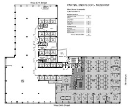 888 7th Ave, New York, NY for lease Floor Plan- Image 1 of 1