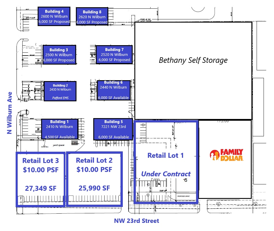 2400 N Wilburn, Bethany, OK for lease Site Plan- Image 1 of 1