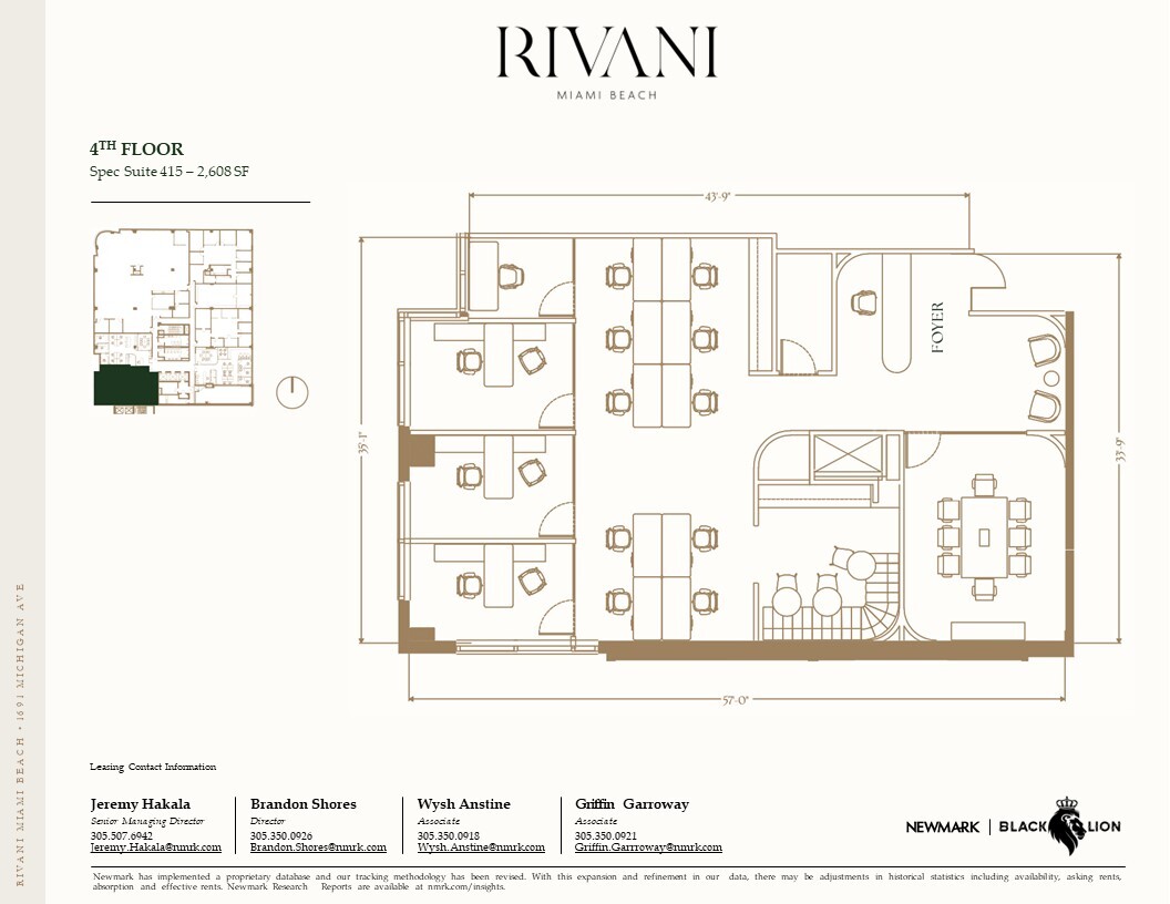 1691 Michigan Ave, Miami Beach, FL for lease Floor Plan- Image 1 of 1