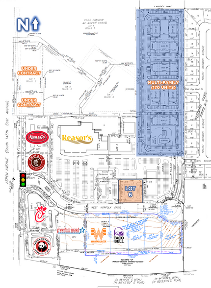 1810 Norfolk, Broken Arrow, OK for lease - Site Plan - Image 3 of 7