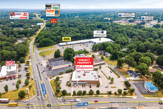 525 N Cannon Blvd, Kannapolis, NC - aerial  map view