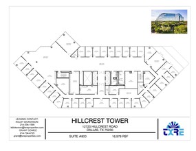 12720 Hillcrest Rd, Dallas, TX for lease Floor Plan- Image 2 of 7