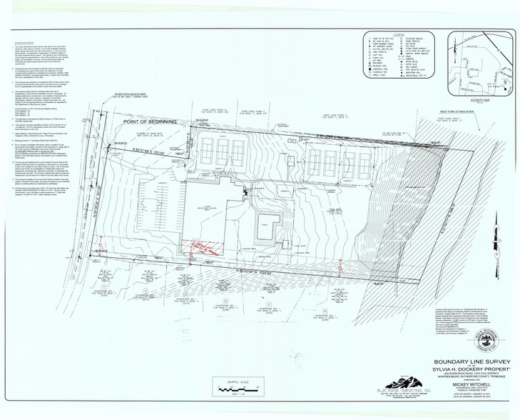 605B River Rock Blvd, Murfreesboro, TN for sale - Plat Map - Image 1 of 1