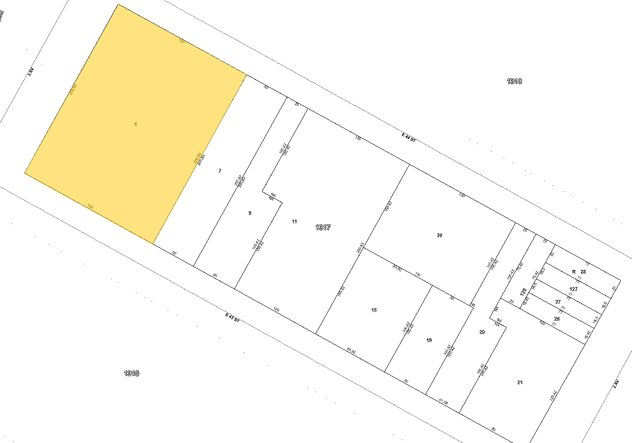 685 Third Ave, New York, NY for lease Plat Map- Image 1 of 2