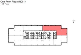 PENN 1, New York, NY for lease Floor Plan- Image 2 of 2