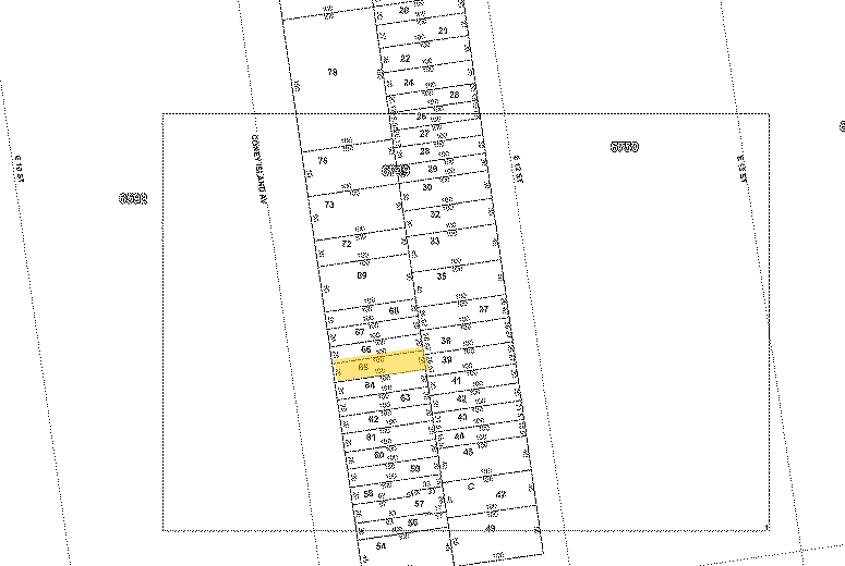 1807 Coney Island Ave, Brooklyn, NY for lease - Plat Map - Image 2 of 2