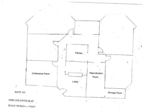 16450-16458 Los Gatos Blvd, Los Gatos, CA for lease Floor Plan- Image 1 of 1