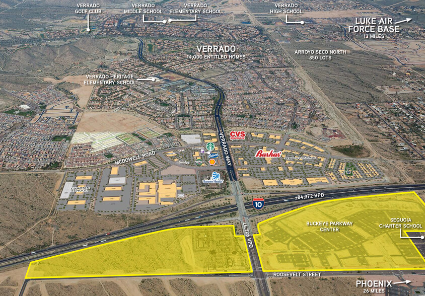 SW I-10 & Verrado Way, Buckeye, AZ for sale - Building Photo - Image 1 of 1