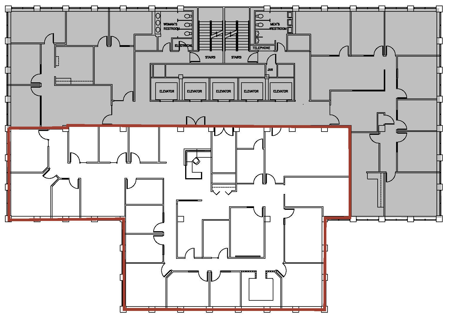 600 Stewart St, Seattle, WA for lease Floor Plan- Image 1 of 2