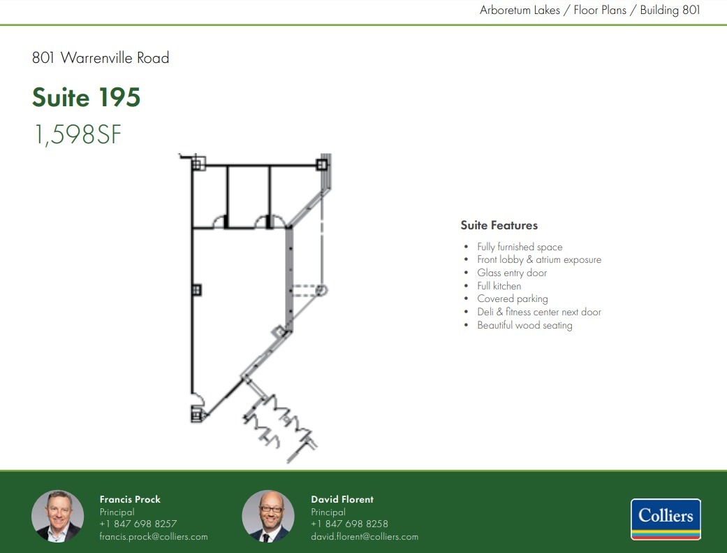 801 Warrenville Rd, Lisle, IL for lease Floor Plan- Image 1 of 1