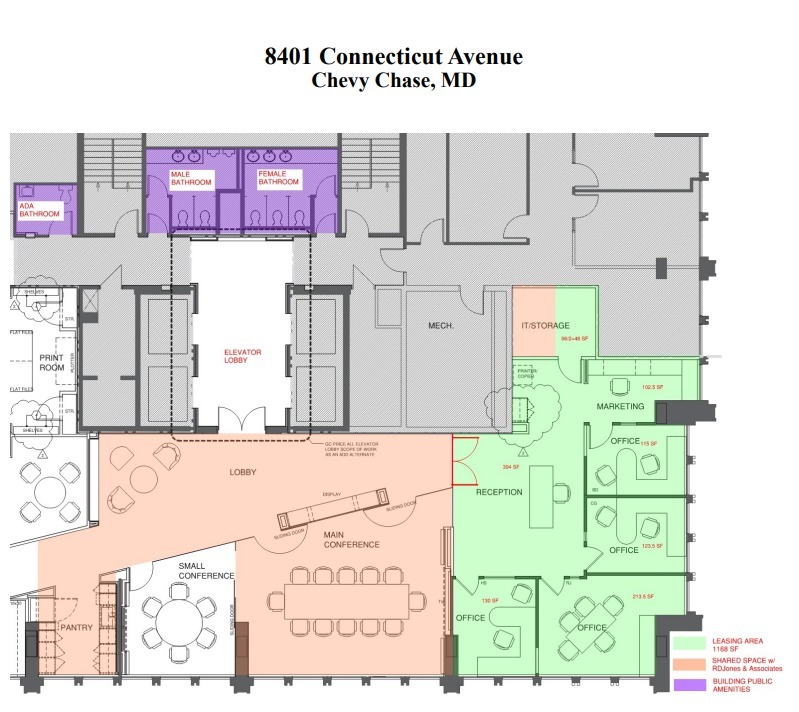 8401 Connecticut Ave, Chevy Chase, MD for lease Floor Plan- Image 1 of 20