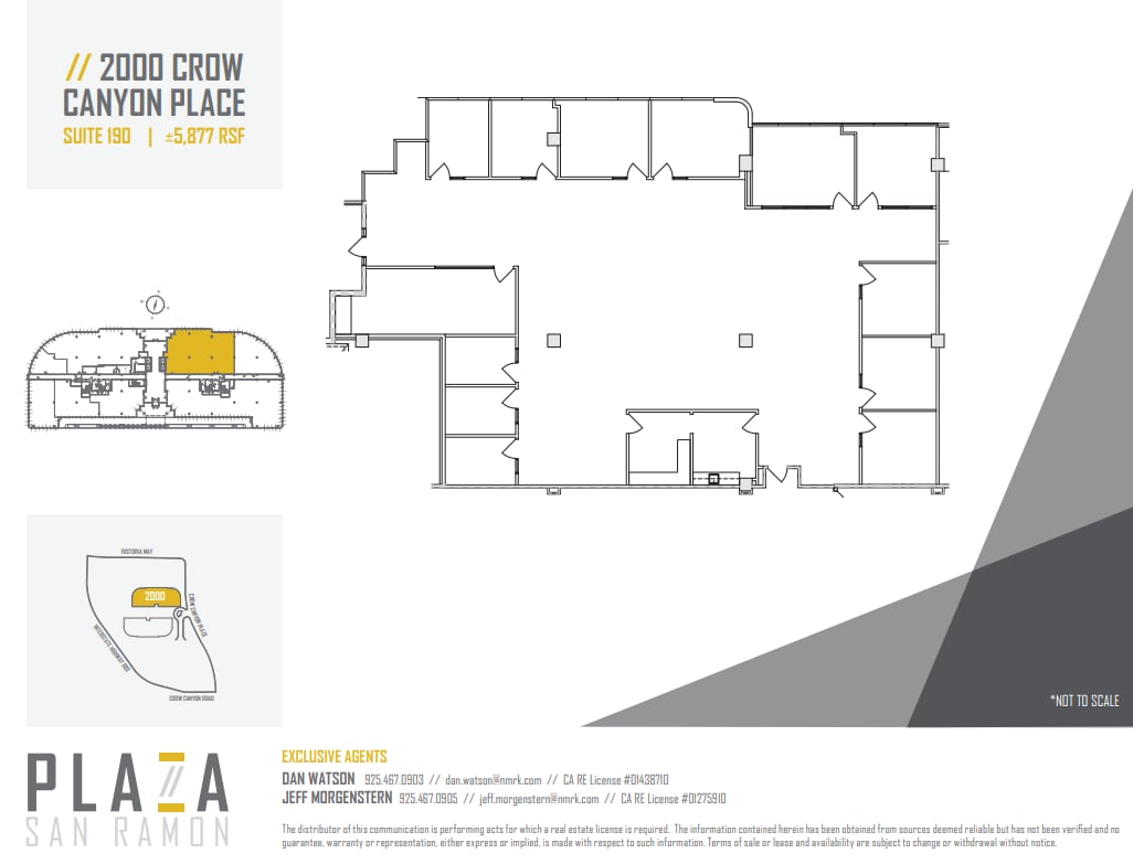 2010 Crow Canyon Pl, San Ramon, CA for lease Floor Plan- Image 1 of 1