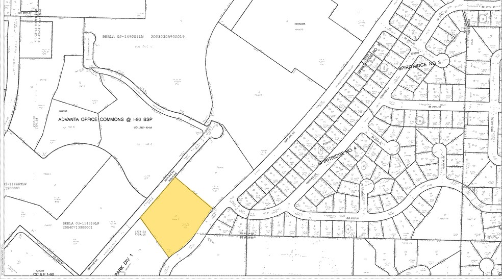 3156 160th Ave SE, Bellevue, WA for lease - Plat Map - Image 2 of 2