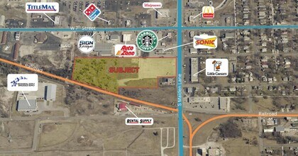 810 S Maiden Ln, Joplin, MO - AERIAL  map view