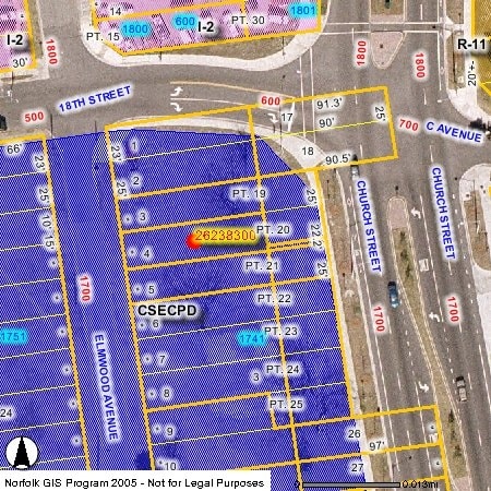 1761 Church St, Norfolk, VA for sale - Plat Map - Image 2 of 3