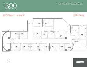 1300 N 12th St, Phoenix, AZ for lease Floor Plan- Image 1 of 1