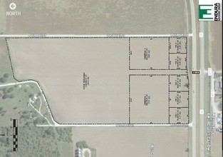 US Hwy 90, Castroville, TX - aerial  map view