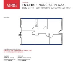 17852 E 17th St, Tustin, CA for lease Floor Plan- Image 1 of 1