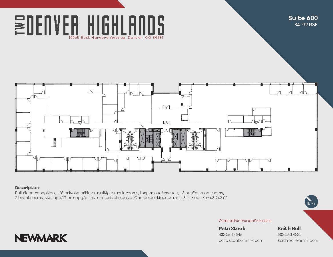 10375 E Harvard Ave, Denver, CO for lease Floor Plan- Image 1 of 1