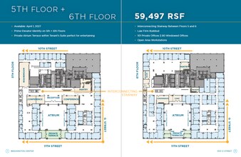 1001 G St NW, Washington, DC for lease Floor Plan- Image 1 of 1