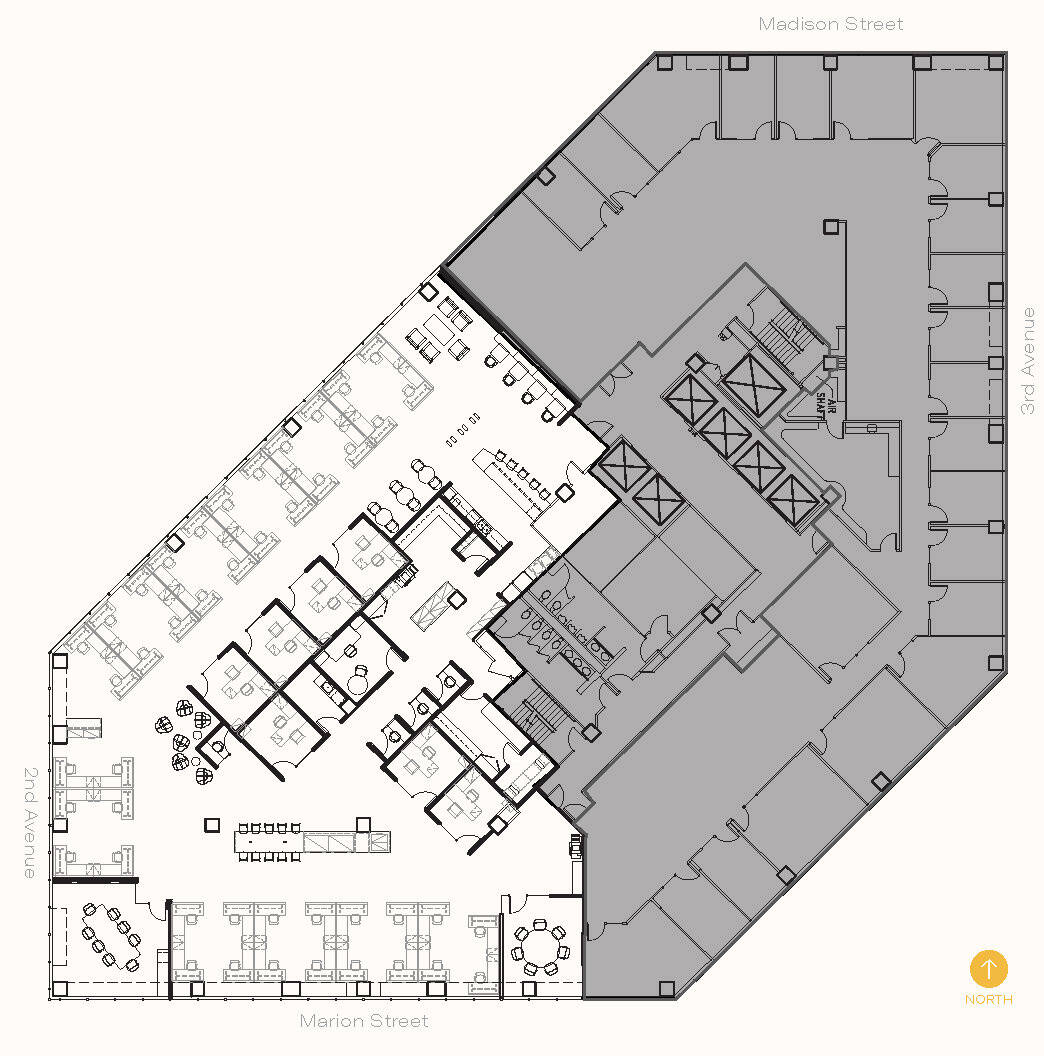 999 3rd Ave, Seattle, WA for lease Floor Plan- Image 1 of 9