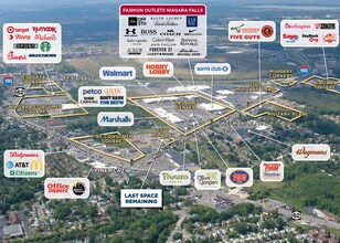 1370 Military Rd, Niagara Falls, NY - AERIAL  map view