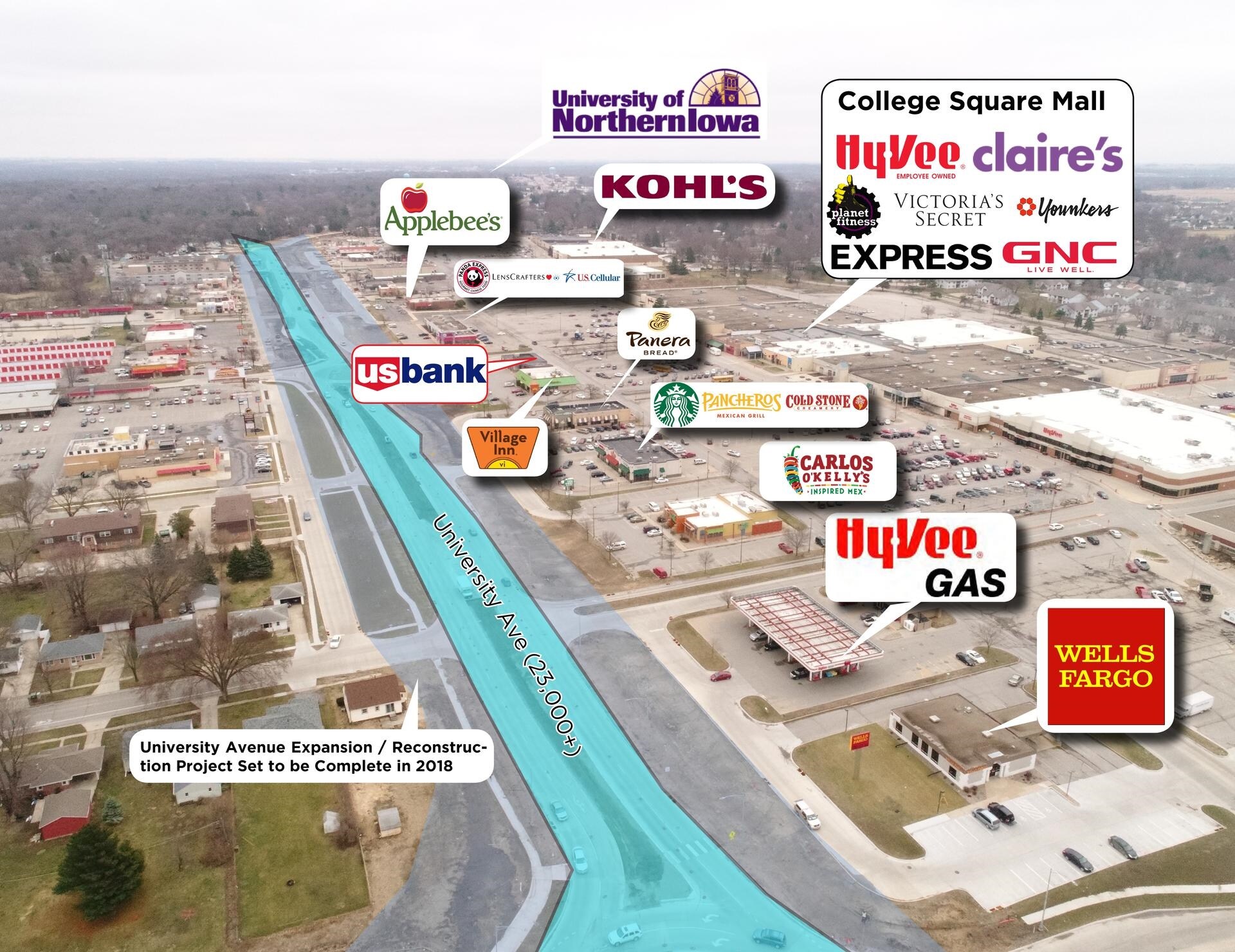 6301 University Ave, Cedar Falls, IA for sale Building Photo- Image 1 of 1