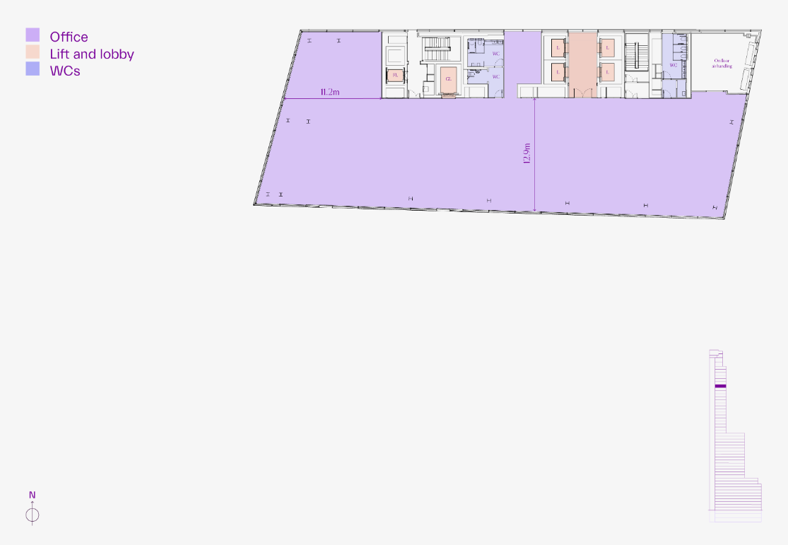 8 Bishopsgate, London for lease Floor Plan- Image 1 of 1