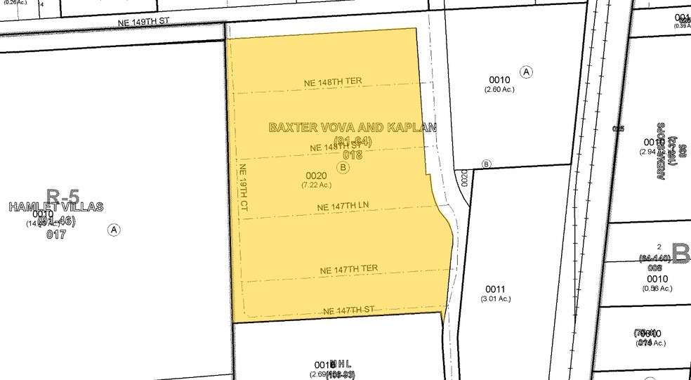 1990 NE 149th St, North Miami, FL for lease - Plat Map - Image 2 of 2