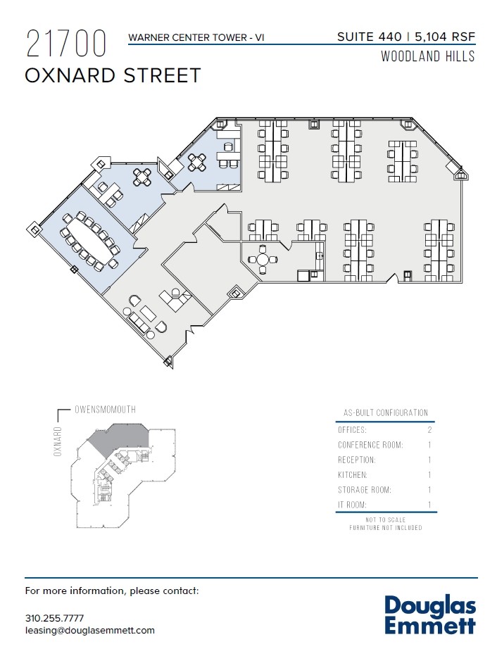 21700 Oxnard St, Woodland Hills, CA for lease Floor Plan- Image 1 of 1